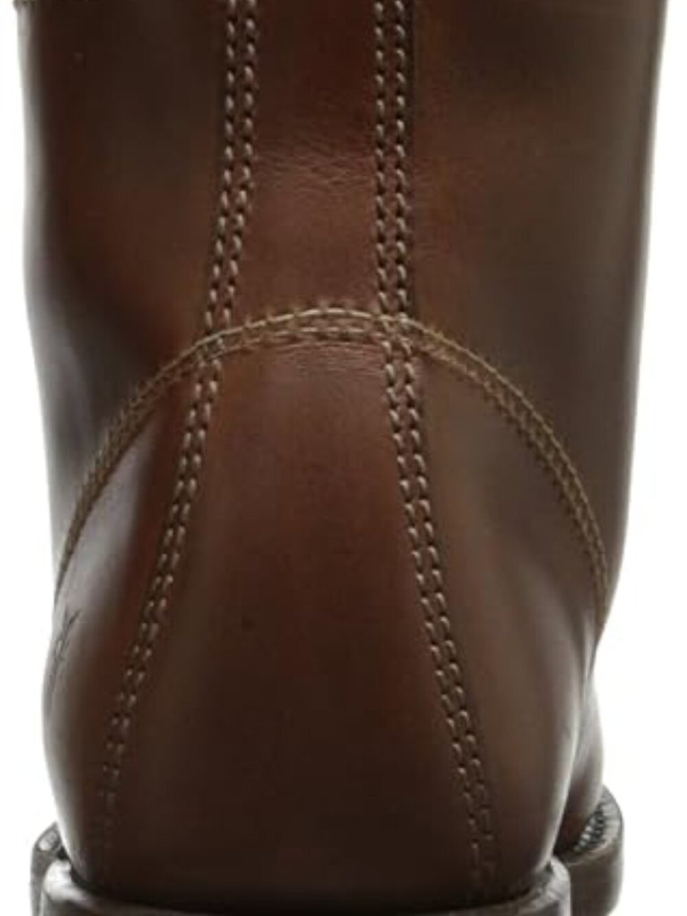 NEW $348 Frye Women's Arkansas Mid Lace Up Heeled Booties, Leather Brown, US 9.5 - Picture 3 of 6
